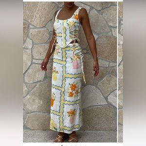 Sabo Skirt Taleah Top & Skirt Set- AUS 8